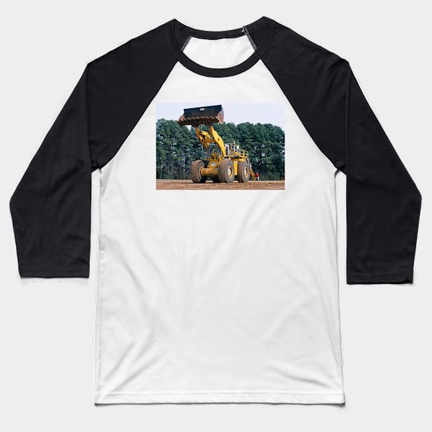 Wheel loader (T615/0266) Baseball T-Shirt by SciencePhoto